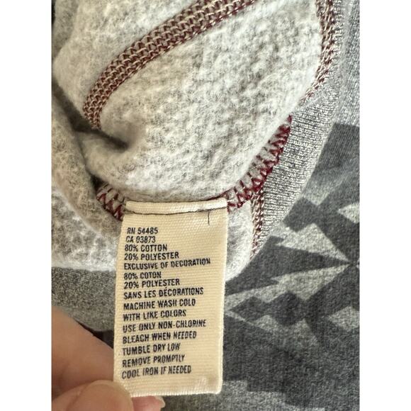 Vtg Y2K American Eagle Full Zip Hoodie Men Sz M Aztec Grunge Jesse Pinkman Style - Picture 8 of 10